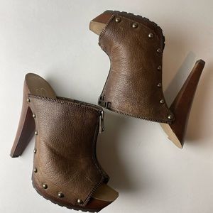 Jessica Simpson Peep Toe Mules